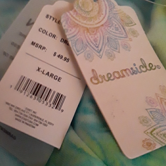 NWT Dreamsicle tye dye XL unisex hooded ss - Picture 4 of 4